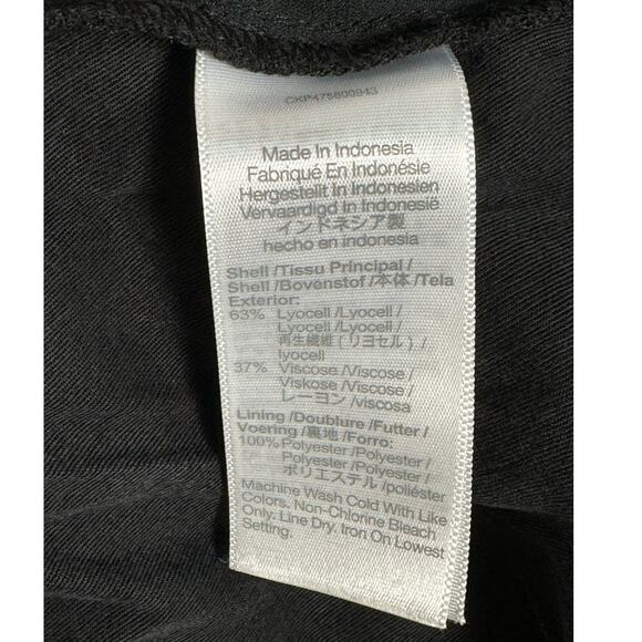 NWOT Madewell Square-Neck Wide-Leg Sleeveless Jumpsuit True Black Size 6 - Picture 7 of 14